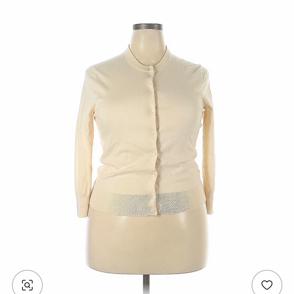 J. Crew Women's Beige Clare Cardigan Sweater